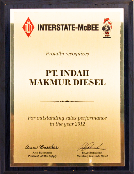 Interstate-Mcbee Outstanding Sales 2012